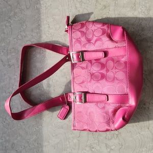 pink coach purse